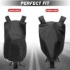 Great Ride®New Water Resistent || Two Wheeler Cover|| 100% Pure Poleyster with 5 Thread Stitching|| Whether & Dust Proof Full Body Protection with Buckle Strape Compatible ForAccess_Blk - Image 4