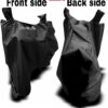 Great Ride JR HUB Presents TVS Jupiter Dirt & Dust Proof Bike/Scooty Body Cover 100% Waterproof(Tested) / UV Protection with Premium Polyester Fabric [Black] - Image 2