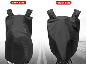 Great Ride Water Resistent Full Body Bike Cover Polyester Fabric & Sun Resistant Double Stitched & Heat Sealed Water Resistent with Unique Breathe Valves Suitable for Bajaj Discover
