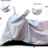 Great Ride Waterproof Scooty Body Cover Compatible with Dream Proof Cover Protects from Rain and Sunlight Uv Proof | Silver - Image 3