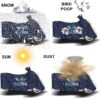 Great Ride Kahra Waterproof Scooty Body Cover Compatible with Activa 6G Dust Proof Cover Protects from Rain and Sunlight Uv Proof | Navy - Image 3