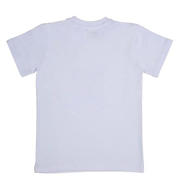 FIJOOL Dancing Character Unisex Tshirt for Boys and Girls (White)