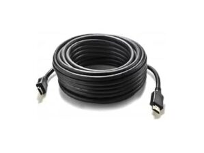 20 Mtr. HDMI Male to HDMI Male Cable TV High Speed Ethernet 3D Full HD 1080p HDMI Cable (Blk For Computer,Laptop,Tablet),Blac