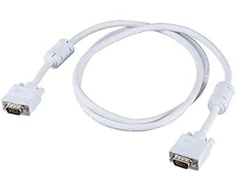3 Meter Male to Male VGA Cable (White) – High-Quality VGA to VGA Cord for Crystal-Clear PC, Monitor, LCD, LED & Projector Display - Image 2