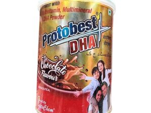 DHA Protobest chocolate health protein powder enriched with vitamins and minerals 200g pack of 1
