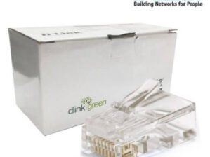 Cat.6 UTP RJ45 Modular Plugs NPG-C61TRA501-100 | RJ45 Cat 6 Connector 100 Pack | UTP Connector for Cat 6 Cables | RJ45 Plugs Cat6 | Network Connector | D Link Compatible RJ45 Terminal