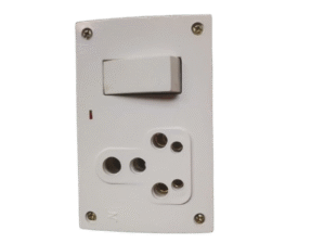 N Heavy Duty Extension Board - Single 16A Switch with 16A Socket White (2200W)