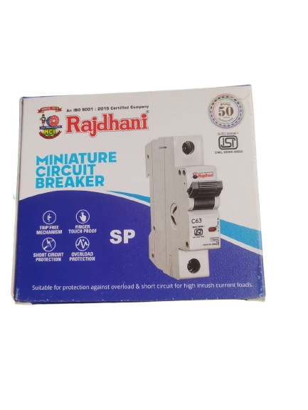Rajdhani 32A Single Pole MCB| Overload & Surge Protection| 10-Year Warranty| Durable Polycarbonate Housing| C-Curve Tripping| 32A Breaking Capacity - Image 3