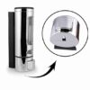 Touch Soap Dispenser Bath Fittings Abs Plastic Soap Dispenser |Liquid | Sanitizer |Shower Gel |Lotion for Bathroom Kitchen (Silver, Pack of 1) - Image 2
