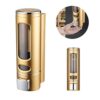 Touch Soap Dispenser Bath Fittings Abs Plastic Soap Dispenser |Liquid | Sanitizer |Shower Gel |Lotion for Bathroom Kitchen (Gold, Pack of 1) - Image 5