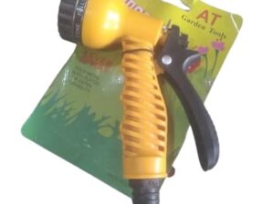Garden Hose Spray Nozzle, THUMB CONTROL Hose Sprayer Nozzle with 10 Spray Patterns (Yellow)