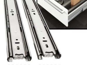 Steel Goldm Length X 50MM Width) with 6 Ball Bearing Weight Capacity Upto 45 kg (Pack of 6 Pair) (Silver) (Copy)